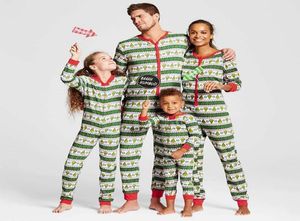 Famille Pyjama de Noël Nouveau Vêtements assortis Match Mother Daughter Raiper Jumps Cuit Nouveau père fils Mon Nouvel An Famille L4826399