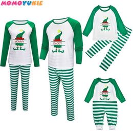 Famille Noël Pyjama Ensemble Chaud Adulte Enfants Filles Garçon Maman Vêtements De Nuit Vêtements De Nuit Mère Fille Vêtements Assortis Famille Tenues 210713