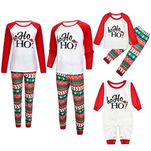 Traje de pijama de Navidad familiar 2019 Estampado de ciervo Madre Padre Niños Ropa de dormir familiar Ropa de padres e hijos Trajes a juego de la familia SH190916