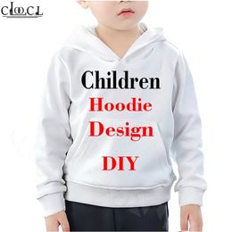 Family Fitted 3D Print DIY Personalized Design Children Hoodies Own Image P o Star Singer Anime Boy Girl Casual Tops T457 220708