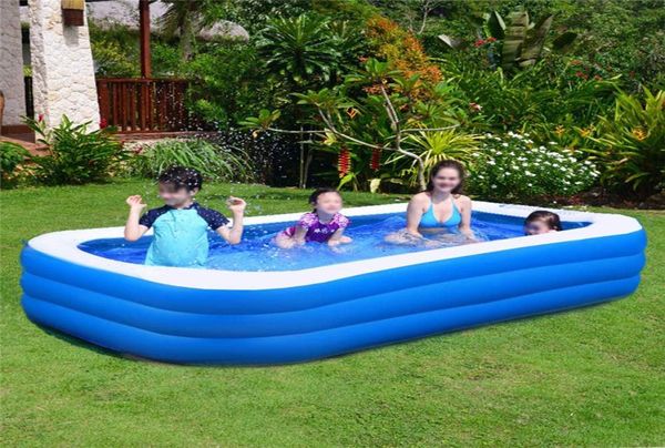 Piscina inflable familiar, piscinas inflables sobre el suelo para niños y adultos, fiesta acuática de verano, parque acuático al aire libre en el patio trasero7951636