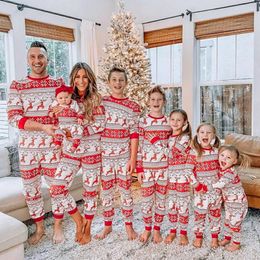 Ropa a juego para la familia, conjunto de pijamas de Navidad para madre, padre, niños, hijo, trajes a juego, peleles para niñas, pijamas