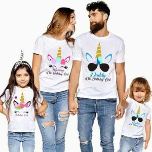 Famille Matching tenues 1pc Famille Matching Vêtements Daddy Mommy Frère Sœur Sœur Girls Anniversaire Tshirts Family Famille Summer T-TEES TO TEE