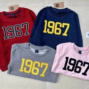 Tenues assorties pour la famille 90 130CM, vêtements pour petits enfants, sweat-shirt décontracté, col rond, manches longues, pull-over, automne 230914