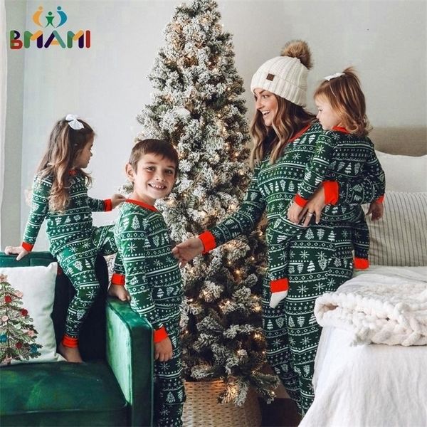 Famille correspondant tenues marque famille pyjamas de Noël année mère fille tenues famille correspondant vêtements vêtements de nuit pyjama ensemble look familial 231123