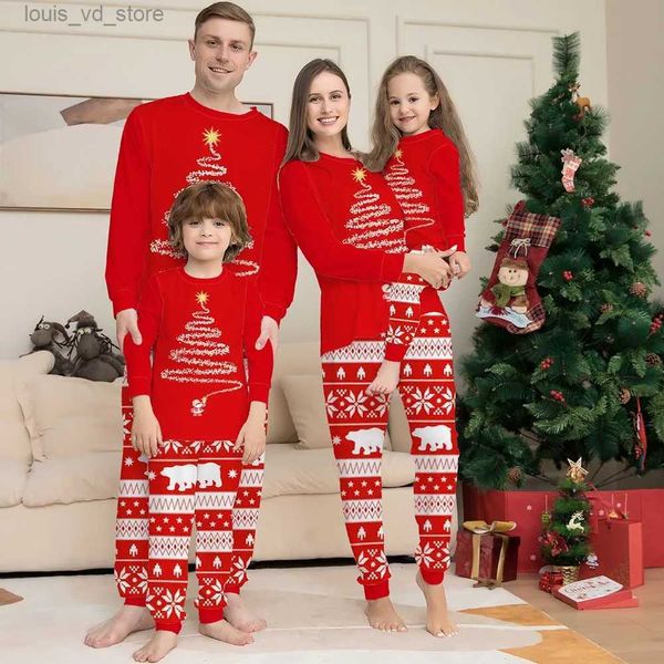 Trajes a juego de la familia Navidad Familia Pijamas a juego Madre Hija Padre Hijo Familia Mirada Traje Bebé Niña Mamelucos Ropa de dormir Pijamas Ropa para perros T231205