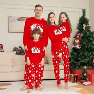 Tenues assorties pour la famille Pyjamas de Noël Ensemble de vêtements assortis pour la famille Ours de Noël Adulte Père Mère Enfants Look de famille Papa Maman Fille Fils Pyjamas 231201