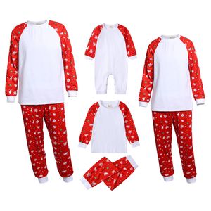 Bijpassende familie-outfits Kerstpyjama's Bijpassende familiepyjama's Kerstman Hert Sneeuwpop Nachtkleding Pak Moeder Vader Kinderen Dochter Kerstoutfits Pjs 231130