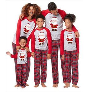 Bijpassende familie-outfits Kerstpyjama Set Kleding Kerstlook Volwassen kinderbaby Nachtkleding 231120