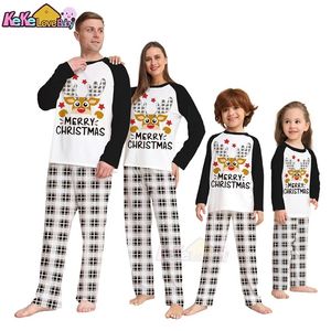 Tenues assorties pour la famille Ensemble de pyjamas de Noël Tenues assorties pour la famille Adulte Mère et fille Père Fils Pyjamas de Noël Maman et moi Vêtements pour enfants 220913