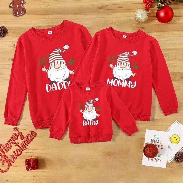 Famille Correspondant Tenues Sweat De Noël Chandails De Noël Mère Père Fille Fils Femmes Hommes Couple Jersey Enfants Hiver Jumper 221122