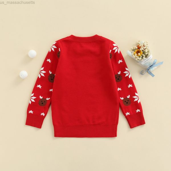 Citgeett – tenues assorties pour la famille, automne, noël, enfants, tout-petits, filles, pull décontracté, garçons, dessin animé, pull à manches longues, tricot, vêtements de noël