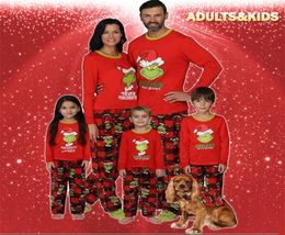 Family Matching Tenues Family Christmas Pyjamas Assormer des vêtements de sommeil Familia Look Assorting Tenics Suit pour ParentChild Pajama Set1290016