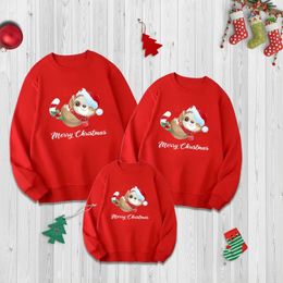 Família combinando roupas família natal combinando roupas engraçado natal jumper mãe pai crianças bebê camisola casal moletom feminino jérsei masculino pulôver 231117