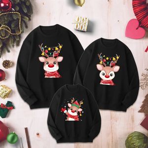 Bijpassende familie-outfits Familie kersttrui Kerst Jersey Moeder Vader Kinderen Meisje Jongen Bijpassende outfits Wintersweater Dames Heren Trui Familielook 231117