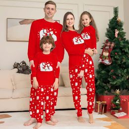 Bijpassende outfits voor gezinnen Bijpassende outfits voor gezinnen Moeder Kinderen Beer Rode kerstpyjamasets Kindernachtkleding Kerstnachtkleding Homewear Kinderpijama's 230825