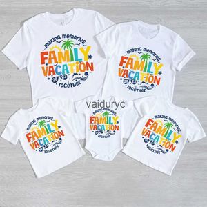 Trajes a juego para la familia Vacaciones familiares 2023 Camiseta Haciendo recuerdos juntos Camiseta Familia Matng Camisa Verano Viaje a la playa Top Vacaciones familiares Ropavaiduryc