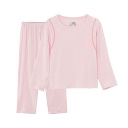 Familie Bijpassende Outfits Mode Modale Pyjama Kinderen Pijama Baby Meisje 2 4 6 7 8 9 10 11 12 13 14 15 16 Jaar Roze Herfst Winter Moeder Dochter 230726