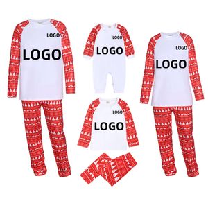 Bijpassende familie-outfits Kinderverhalen Kerstkledingset aanpassen voor familie Bijpassende contrastoutfits Vader Moeder Kinderen Baby-nachtkledingpak 231123