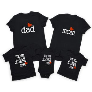 Familie matching outfits mam papa me familie matching outfits vader dochter zoon kleren look t -shirt papa en ik papa baby kinderkleding vader baby outfits 230522