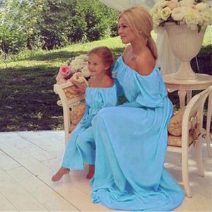 Familie matching outfits zomer moeder en dochter jurk moeder kleding meisjes mouwloos strand 230504