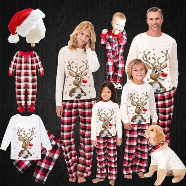 Atuendos familiares a juego de invierno Familia Familia Pajama de Navidad Año Madre Hija ropa Momá Daddy Baby Girl Boy Family Look 221101