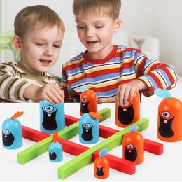 Family Party Fun Gobblet Gobblers Board Game Gobble You Way to 3 In A Row Strategie Game Educatief Speelgoed