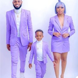 Family Photography Tuxedos Purple Mens One Button Slim Fit Wedding Blazer Cost Formal Prom Party Pants Veste 2 pièces 273C