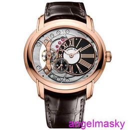 Célèbre tour de bracelet AP Millennium Series 18K Rose Gold Automatic Mécanique pour hommes Watch 47mm Swiss Watch Luxury Watch 15350OR.OO.D093CR.01