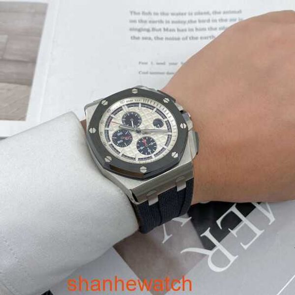 Célèbre montre-bracelet AP Royal Oak Offshore série automatique mécanique plongée étanche céramique acier caoutchouc ceinture date affichage montre montre pour hommes