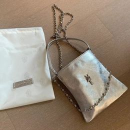 Beroemde merktassen, portemonnees, modieuze kleine vierkante tassen met ketting, hoogwaardige retro tassen met textuur, draagbare crossbody tassen voor mobiele telefoons