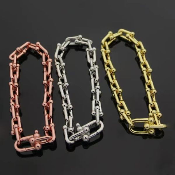 Bracelet de chaîne à cheval de marque classique bracelet à la mode