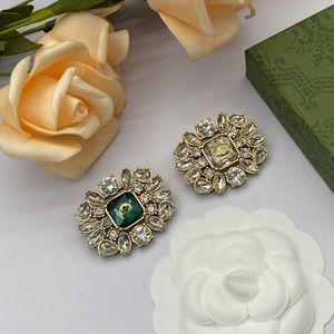Célèbre Marque Designer Or Argent Diamant Broche Femmes Perle Strass Broches Costume Pin Mode Bijoux Accessoires avec boîte-cadeau