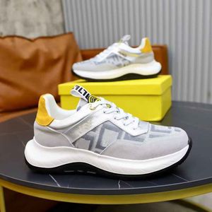 Beroemde Merk Flow Sneakers Schoenen Mesh Leaher Skateboard Wandelen Force Run Sport Heren Jurk Bruiloft Casual Lage Top Trainers EU38-45 Met Doos