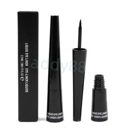 Beroemd merk M eyeliner make -up waterdichte vloeibare eye voering koel zwart langdurige voering pen met harde borstel 2,5 ml