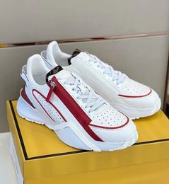 Célèbre marque hommes FLOW Perfect baskets chaussures confort décontracté marche hommes sport fermeture éclair en caoutchouc maille léger Skateboard coureur semelle Tech tissus formateur boîte