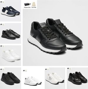 Beroemd merk Men Prax 01 Sneakers schoenen Re-Nylon Borde lederen driehoek Trainers Adem Runner Casual Outdoor Walking EU38-46