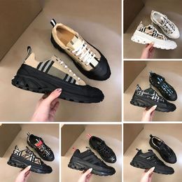 Luxe merk Casual schoenen heren vintage aethur plaid sneakers katoenstreep b22 sneakers rubber buitenzool buitensool vintage trainer sneakers