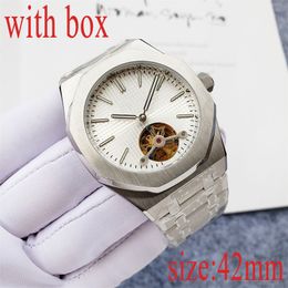 Famoso Watch Designer Watch Fashion Luxury de alta calidad Mirador de 42 mm de movimiento automático de 42 mm Reloj de acero inoxidable.