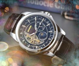 célèbre entreprise suisse grande taille montres haut de gamme hommes mouvement automatique horloge calendrier de luxe chaîne à remontage automatique bracelet montre orologio di lusso cadeaux