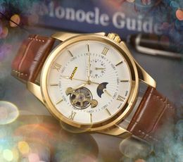 célèbre entreprise suisse montres de grande taille haut de gamme pour hommes mouvement automatique horloge calendrier de luxe tourbillon à balayage profond montre étanche en céramique à remontage manuel