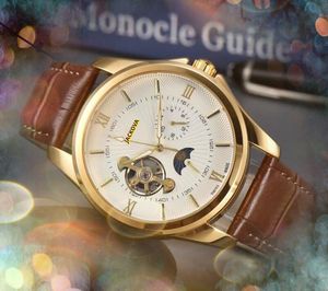 beroemde zaken Zwitserland groot formaat horloges high-end heren automatisch uurwerk klok luxe kalender Deep Sweep Tourbillon handopwindbaar keramisch waterdicht horloge