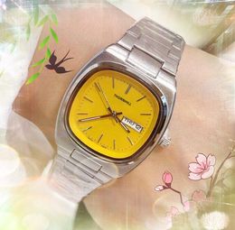Beroemde klassieke designer tafelklok Luxe Fashion Crystal 36mm Horloges Vrouwen Mannen TV Dag Datum Skelet wijzerplaat quartz horloge montre de luxe geschenken