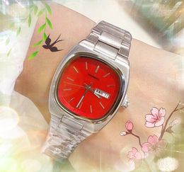 Famoso diseñador clásico reloj de mesa Moda de lujo Cristal 36 mm Relojes Mujer Hombre TV Día Fecha Esqueleto dial negocio casual reloj de cuarzo Regalo de San Valentín Regalos