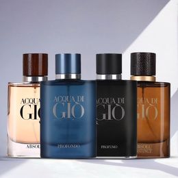 Ambientador Acqua Di Gio Perfume 100 ml Hombres Mujeres Parfum Eau De Toilette Pour Homme Profumo Olor de larga duración Hombre Fragancia Spray 3.4fl.oz OEM