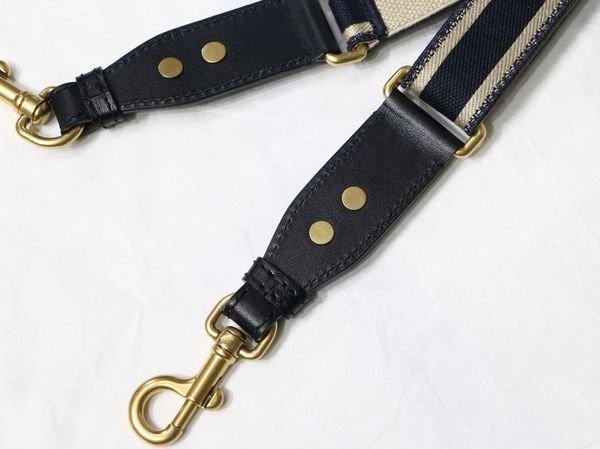 Diseñador famoso nuevo bolso de cuero genuino para mujer Accesorios hombro ancho largo Correa de repuesto bolso cruzado cinturón ajustable con caja