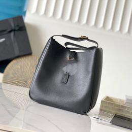 Beroemde designer dating emmer eenvoudige en sfeervolle open tas, grote capaciteit reismodezakje, klassiek, duurzaam, knappe zwart-witte grote tas, modieus
