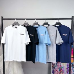 Diseñador Fashion Paris Camisetas de calles casuales para hombres y mujeres, secado rápido, resistente a las arrugas, tendencia suelta de ajuste 10 opciones para elegir