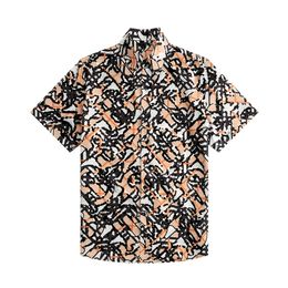 Camisa hawaiana de diseñador famoso para hombre Camisas con estampado de tigre de flores para hombre Camisa hawaiana de manga corta con botones casuales Trajes Camisas de vestir de diseñador de playa de verano ss