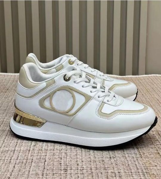 Célèbre Designer Hommes Femmes Neo Run Away Baskets Chaussures Plateforme En Forme De Coin Lug Robe De Soirée Sneaker Bout Rond Couple Skateboard Marche EU36-46, Boîte D'origine